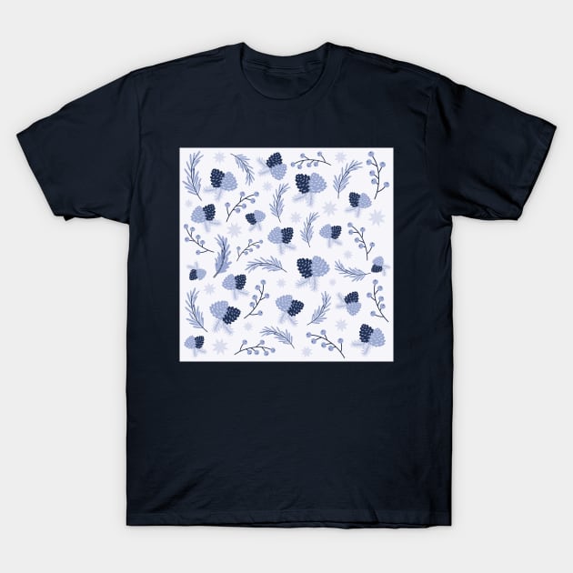 Winter time pattern 3 T-Shirt by BeCreativeArts